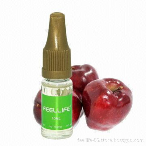 Red Delicious Apple Flavor E-juice to Refill Electronic Cigarette, Child-Proof Bottles